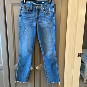 J. Crew Slim Straight Jeans 24